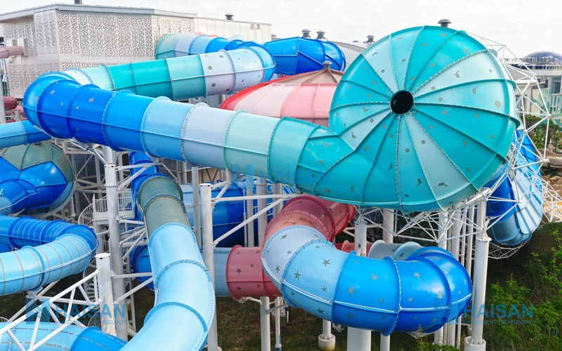 Super Magic Space Time Combination Slide - Haisan water park equipment photo 03