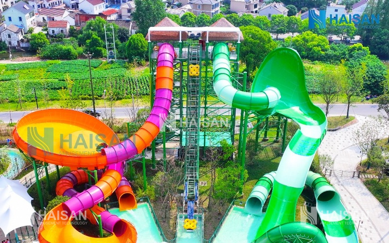 Interstella Spiral Wave Combination water slide - Haisan water park equipment photo 02