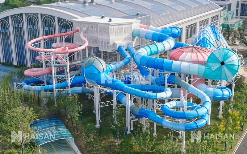 Super Magic Space Time Combination Slide - Haisan water park equipment photo 01
