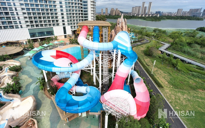 Interstella Spiral Wave Combination water slide - Haisan water park equipment photo 01