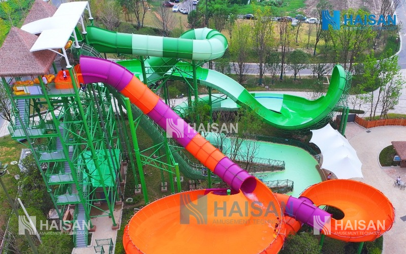 Interstella Spiral Wave Combination water slide - Haisan water park equipment photo 04