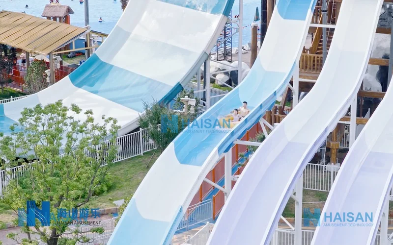Racing Airship water slide - Haisan water park equipment photo 05