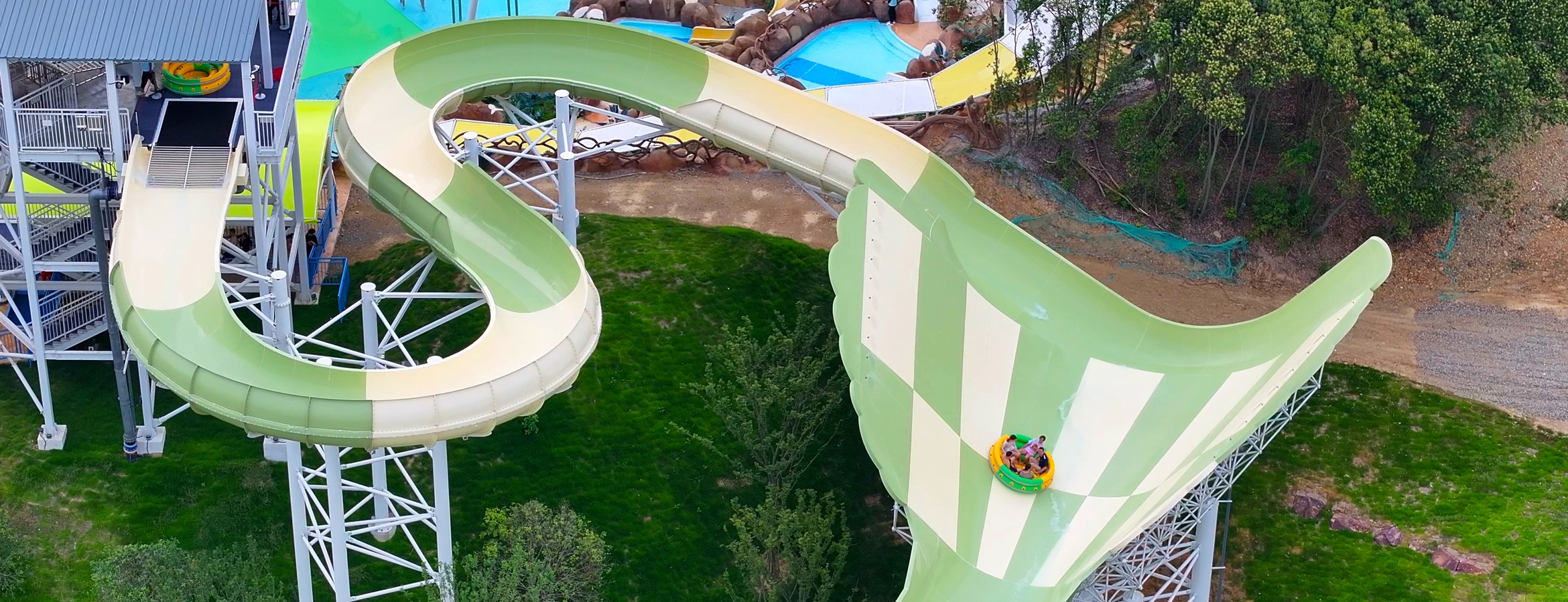 Waterfall Drifting Slide