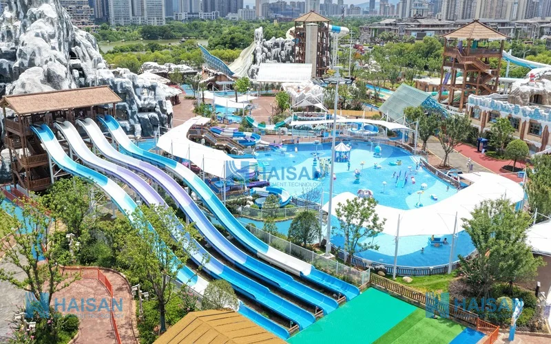 Racing Airship water slide - Haisan water park equipment photo 03