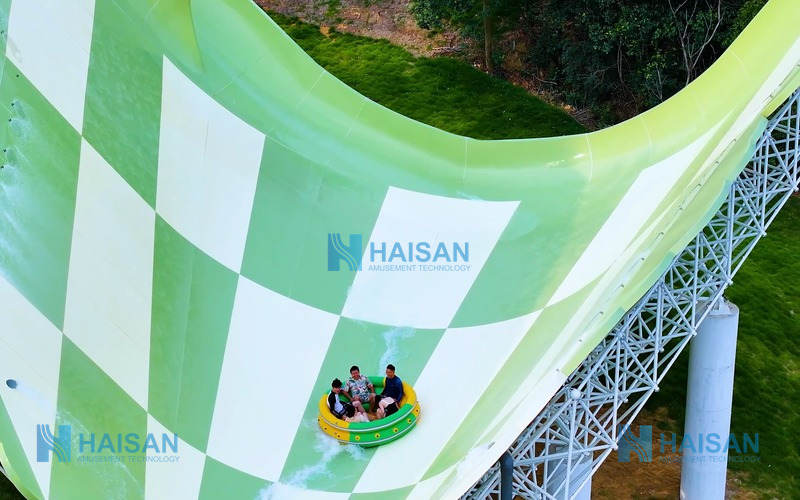 Waterfall Drifting Slide - Haisan water park equipment photo 04