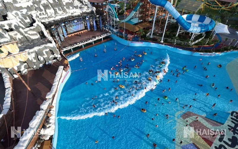 Pneumatic Wave Pool - Haisan water park equipment photo 02