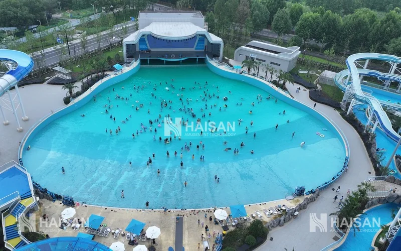 Pneumatic Wave Pool - Haisan water park equipment photo 05