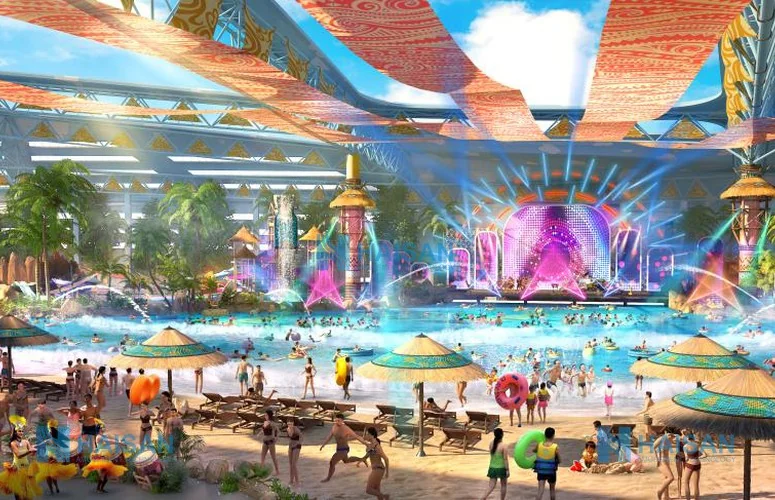 Lanzhou Wanda Water World - Haisan water park project case photo 05