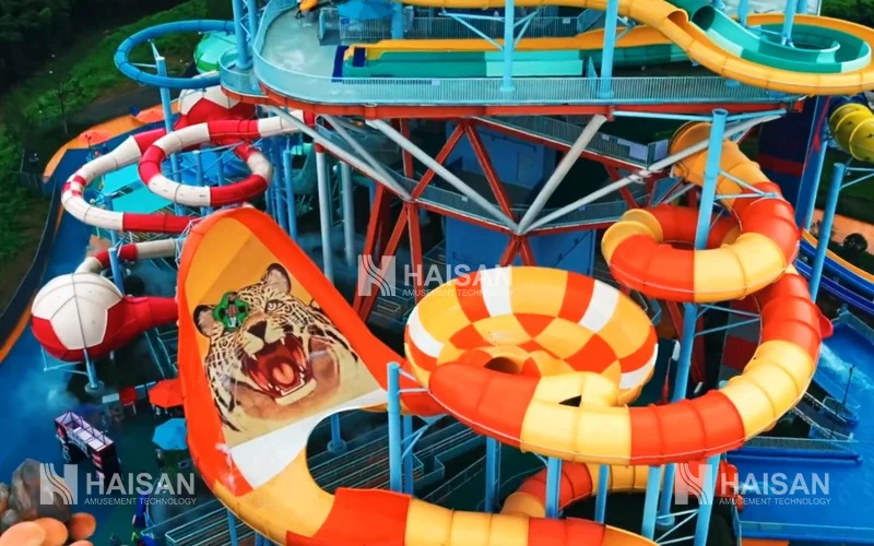 Tornado Bowl with dragon-tail coiling slide 