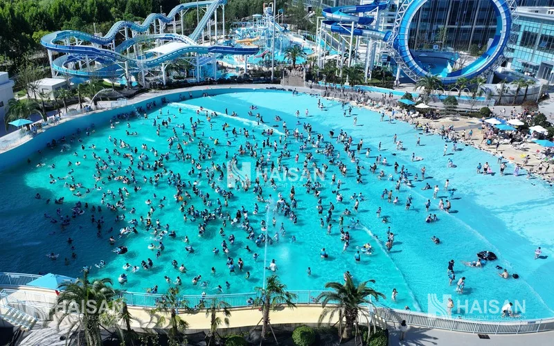 Pneumatic Wave Pool - Haisan water park equipment photo 03