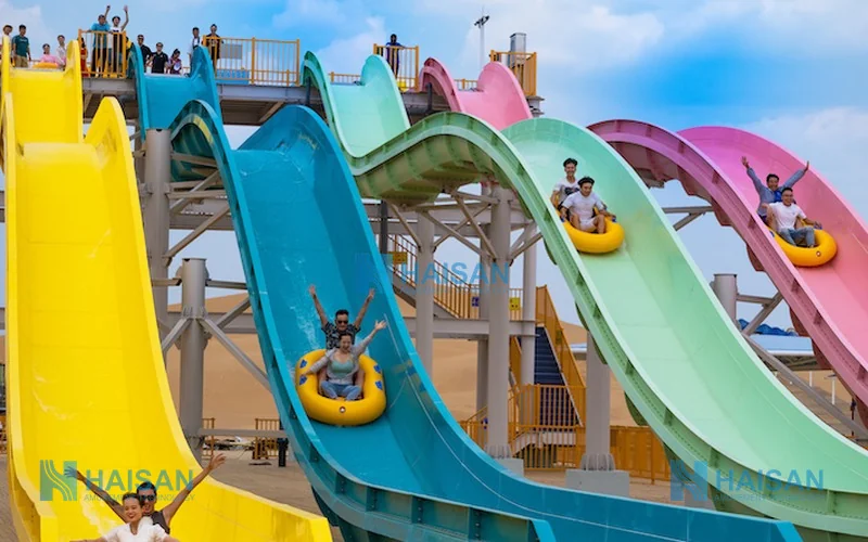Racing Airship water slide - Haisan water park equipment photo 05