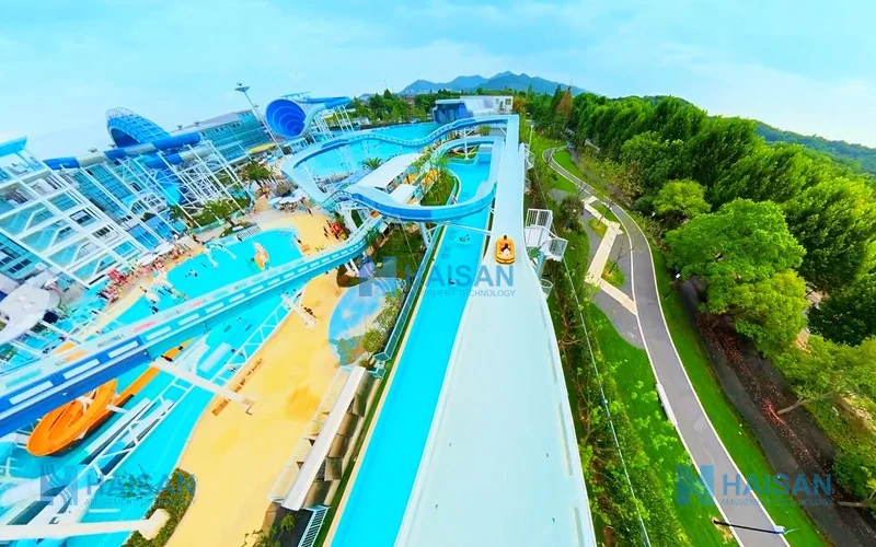 Hydromagnetic Water Coaster water slide - Haisan water park equipment photo 04