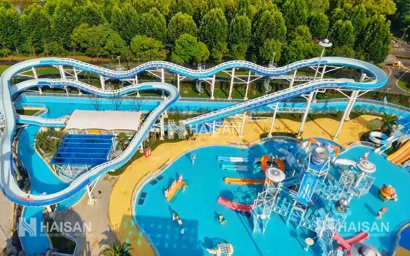 Hydromagnetic Water Coaster water slide - Haisan water park equipment photo 02