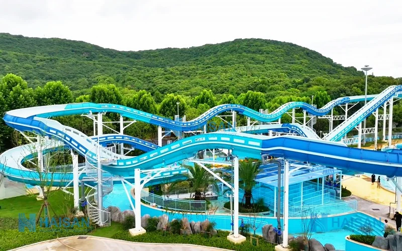 Hydromagnetic Water Coaster water slide - Haisan water park equipment photo 05